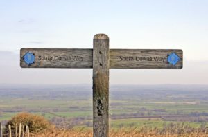 South Downs Way Sign Post