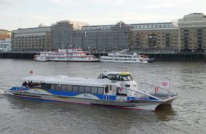 TFL River Thames Clipper in London