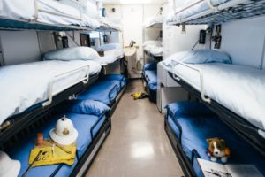 Royal Marine accommodation on HMY Britannia